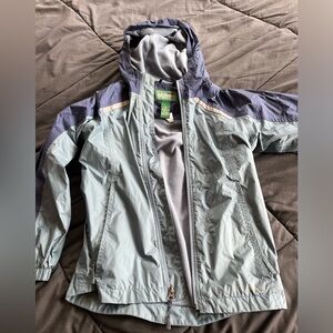 L.L.Bean fleece raincoat